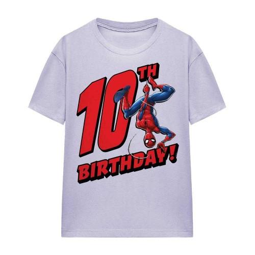 Spider-Man Unisex Adult 10th Birthday T-Shirt
