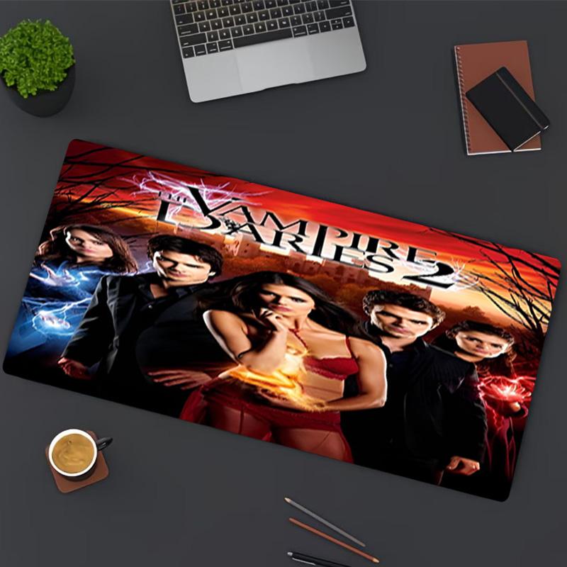 The Vampire Diaries Baskılı Mouse Pad, Klavye Pad'i Dizüstü PC Matı olarak Ofis Ev Kullanımı için, Masa Dekorasyonu, Oyuncular için Mükemmel Doğum Günü Hediyesi