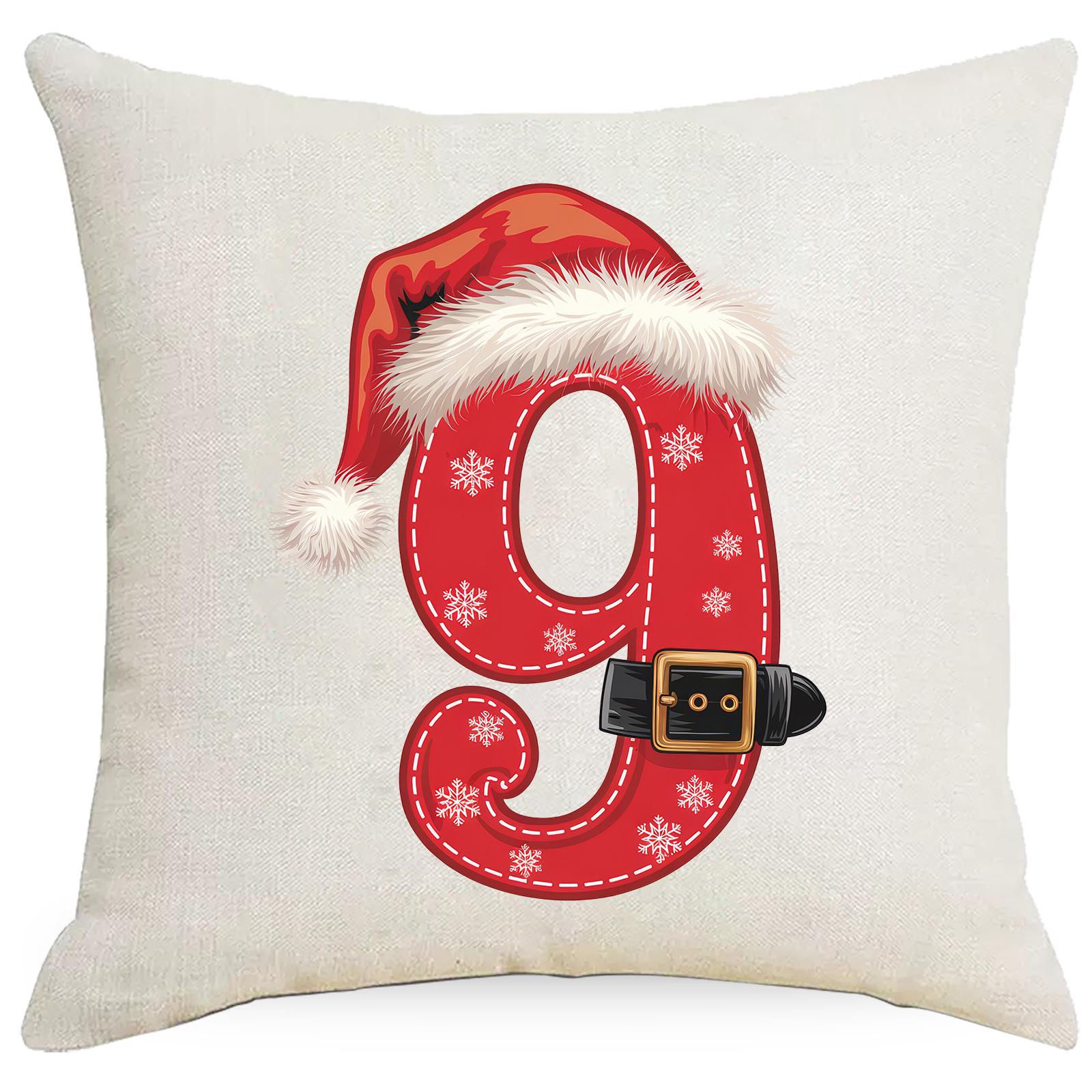 

Рождественская наволочка Снежинка Рождественский пояс Комбинация Цифровой Праздничный Дом Гостиная Диван Чехол для подушки 45 * 45Cm