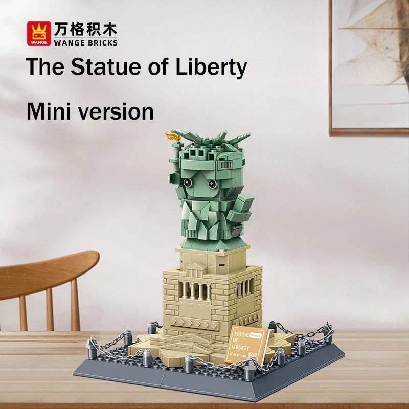 1409PCS CreativeStatue of Liberty-New York America Building Blocks Architecture Construction Bricks Toy Gift
