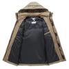 Plus Size 5XL-11XL Fashion Winter Men's Jackets Hooded Casual Loose Thick Warm Oversize Outerwears Men Coat