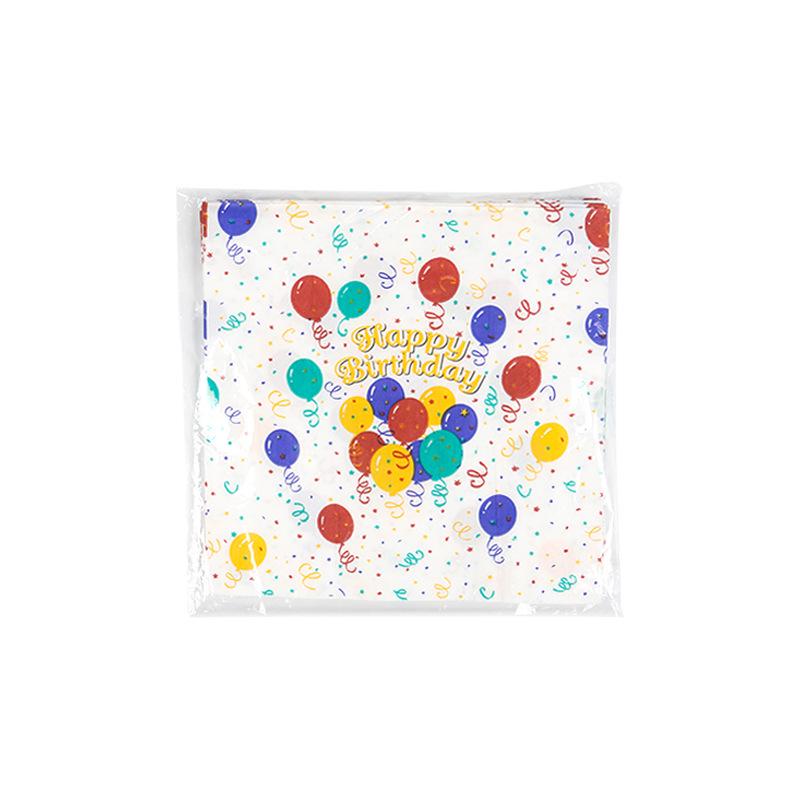 Rectangular Disposable Tablecloth for Birthday Parties & Outdoor Events