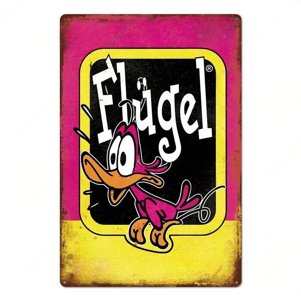 Metal Tin Signs Flugel Drinking Wall Decoration Plaque Vintage Art Poster Iron Painting for Man Cave Home Cafe Garden Club Bar