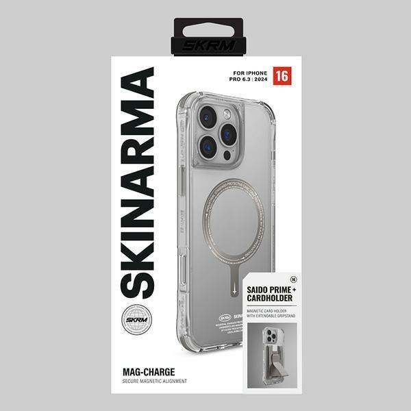 Skinarma Etui Saido Iphone 16 Pro 6.3   Magnetic Charging Titanium