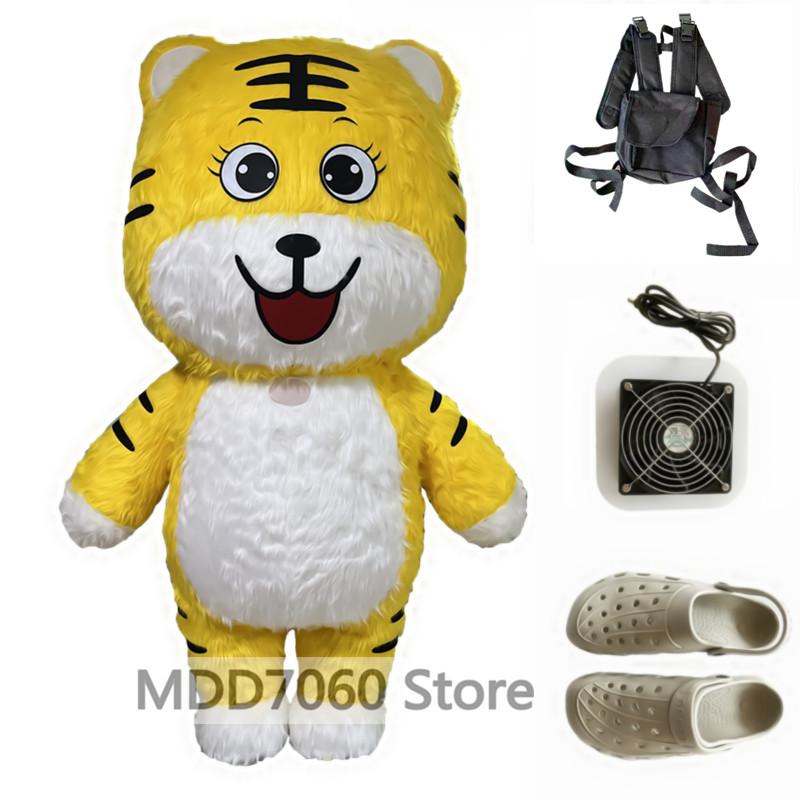 Inflatable Giant Panda Costume Funny Plush Mascot Suit For Street Party Role Play Cosplay