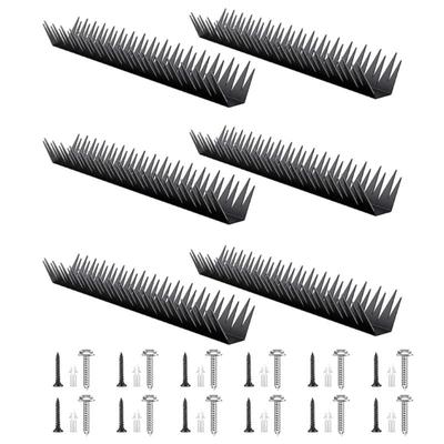 6 Stück Metall-Wandspikes für Sicherheitszäune Anti-Kletter-Design für Haus und Garten Dach- und Wandschutz