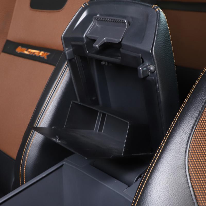 For Ford Ranger Wildtrak 2015-2025 Car Armrest Box Hidden Storage Box Multifunctional Storage Box Car Interior Accessories