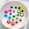 20PCS Resin Colorful Cartoon Star With Small Eyes Flat back Stone Scrapbook DIY Home Decor Jewellery Accessories Crafts