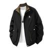 Autumn and winter new tooling jacket men's trendy coat versatile loose stand-up collar top coat