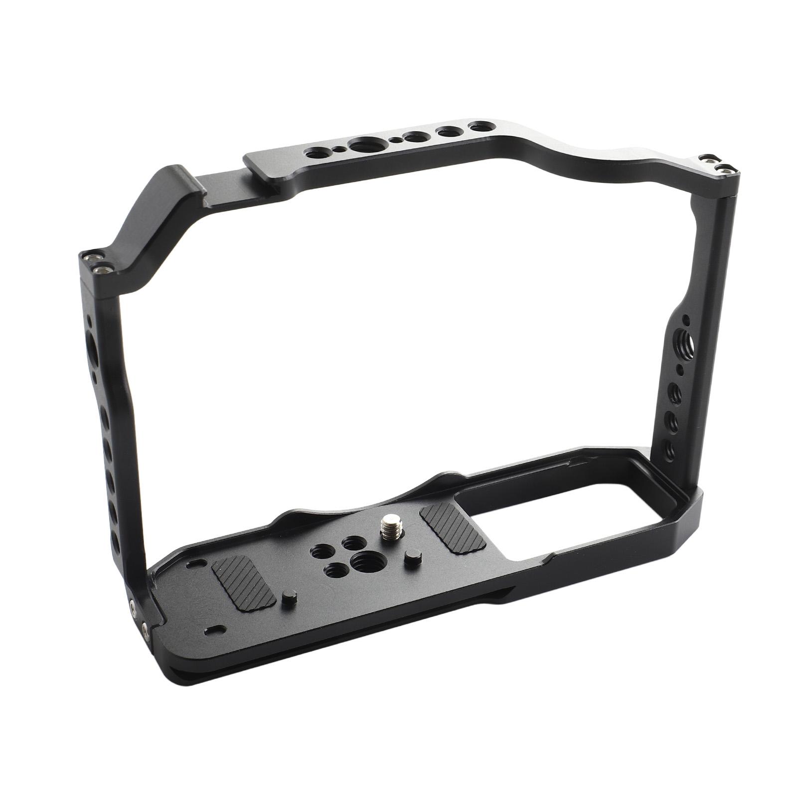 

Клетка для камеры Видеориг Стабилизатор камеры Отверстия с резьбой 1/4 дюйма и 3/8 дюйма для Arca Крепление холодный башмак