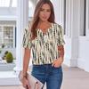 Summer Tops For Women Button Down Blouses For Women Dressy Casual V Neck T Shirts