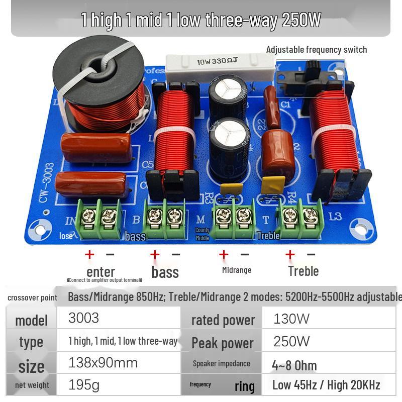 DIY High-Power, No-Weld Speaker Crossover: 2-Way to 5-Way HIFI
