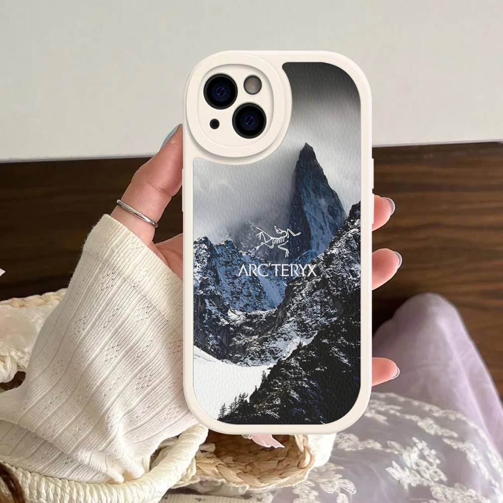 Classic Outdoor LOGO A-Arc T-Teryx For IPhone 16 15 14 16E 13 12 11 Pro Max Plus Phone Leather Case iphone 13