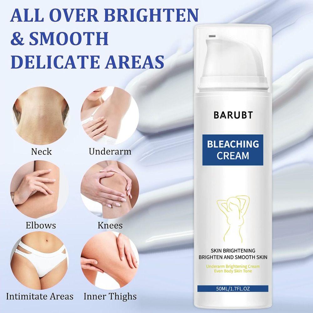 Aufhellende Hautbleichende Creme Feuchtigkeitsspendende Körpercreme für Intimbereich Innenschenkel Bikinizone