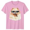 Pomeranian Dog Thug Life Pixel Glasses Unisexs TShirt Cool Puppy Tee