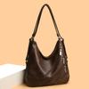 Women's Large Capacity Crossbody Bag PU Shoulder Tote Bag