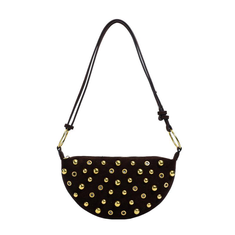 Klinknagel Crossbody Tassen voor Dames Schoudertassen Kleine Vierkante Tas voor Dames Mode Trend Portemonnee en Handtassen Ontwerper Tas Sac
