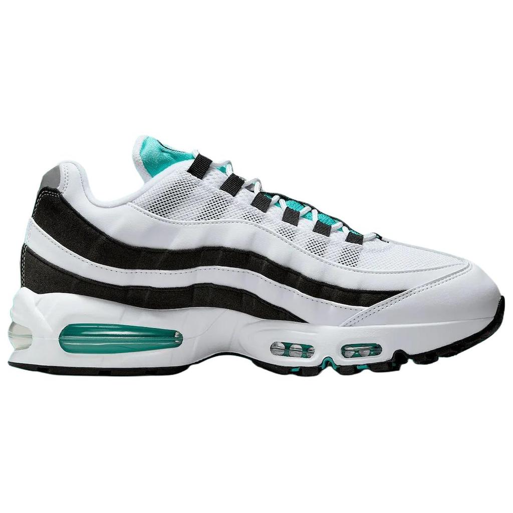 Nike Air Max 95 OG Black Border 2025 Men Sneakers White Hyper-Jade Metallic-Silver IM7409-100