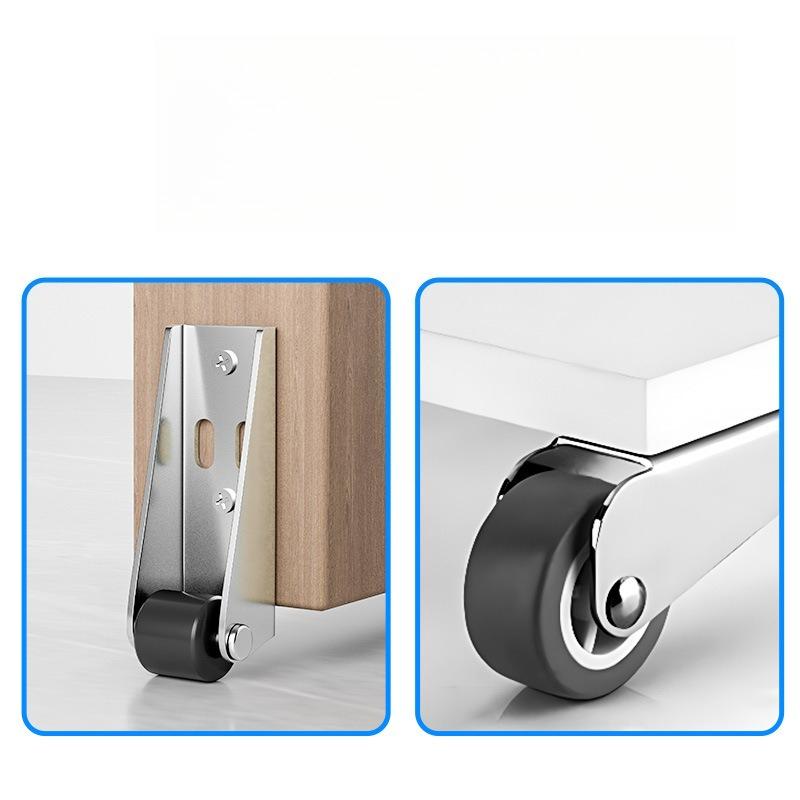 Door Bottom Roller Hinge Support Wheel for Sagging Wood Door Repair Replacement Sliding Hardware