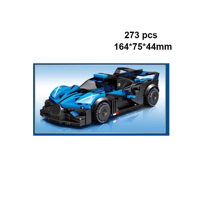 City Speed Sportbil Byggklossar Teknikbil Bil Carro Rennau Voiture Fordon MOC Utbildande Byggleksaker