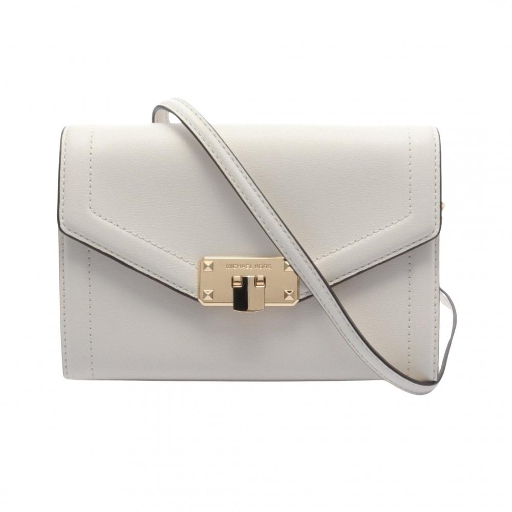 

MICHAEL KORS Kinsley Kinsley Сумка на плечо с цепочкой Кожаная белая