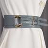 Women's Irregular Genuine Leather Waist Belt for Dresses, Sweaters, and Coats - European and American Style
