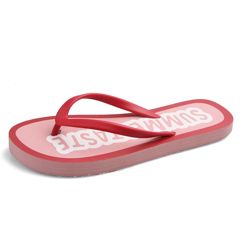 New Summer Flip-flops Women Thick-soled Outer Wear Beach Seaside Fashion Clip Toes Cool Slippers Women