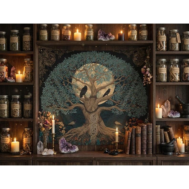 Tree of Life tapestry 75x100