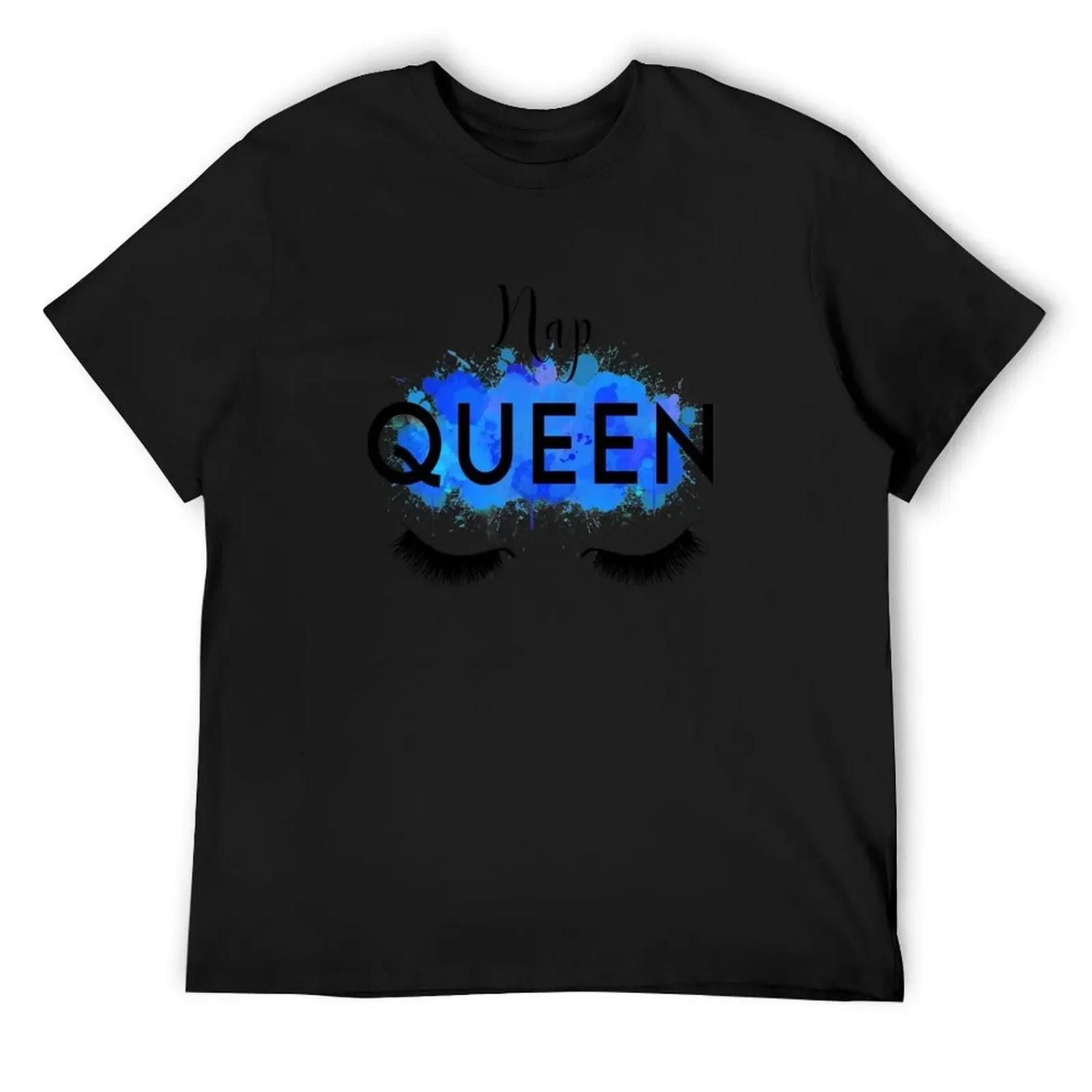Nap Queen T-Shirt funny gifts sweat plain man clothes mens shirts graphic tee XXXXXL разноцветный