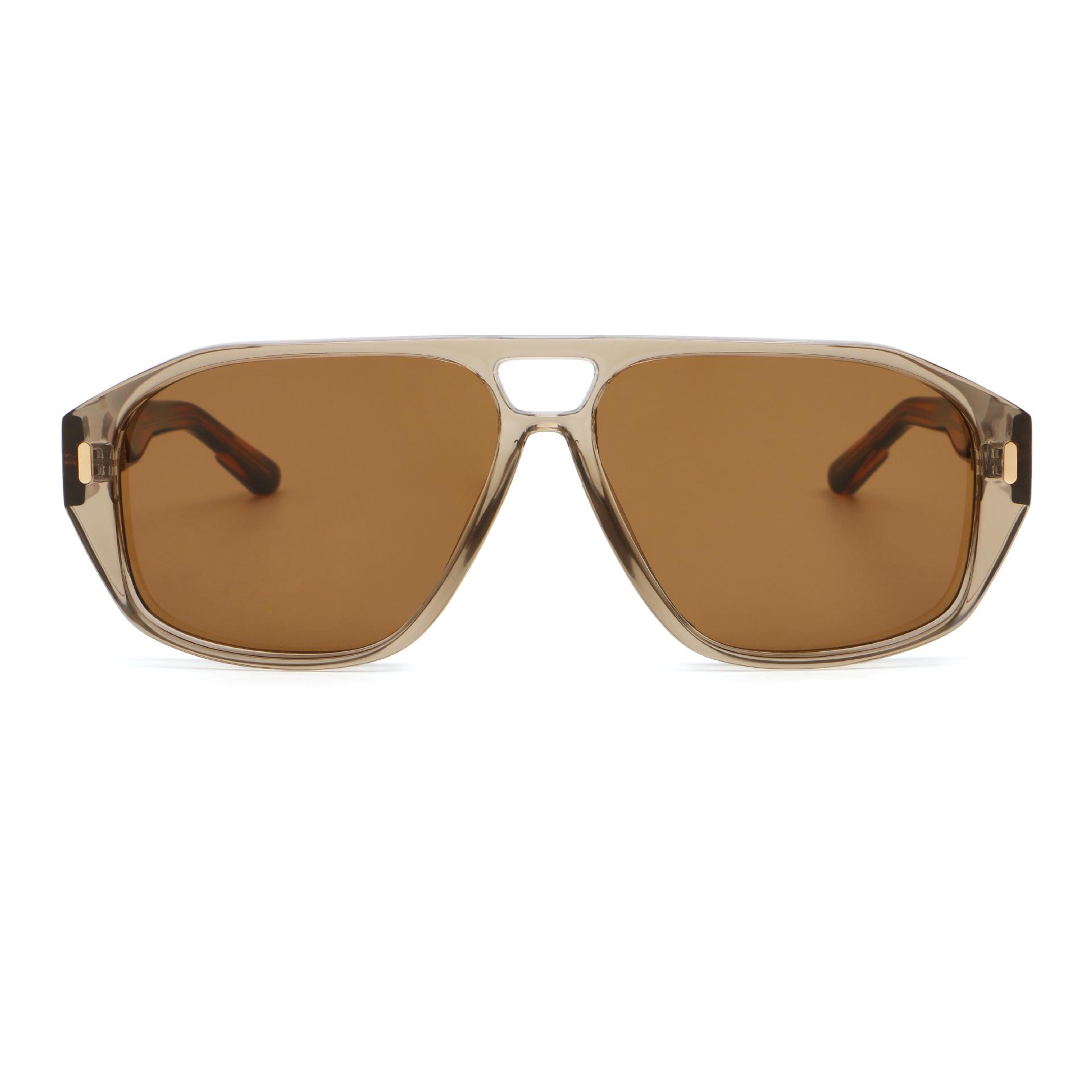 Trendy Aviator Frog Sunglasses: Retro-Large Frame with UV Protection