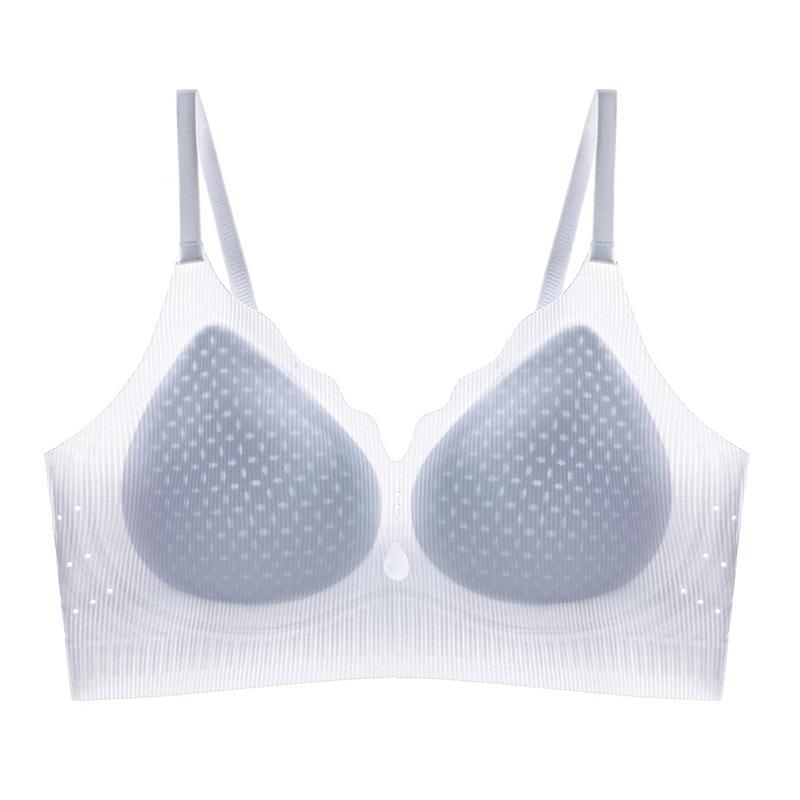 

Traceless without steel ring, close the secondary breasts, women s big breasts show small gathering bra cover 11 gathering to prevent sagging 2xl (recommended weight 67.5-75kg ) світло-синій колір