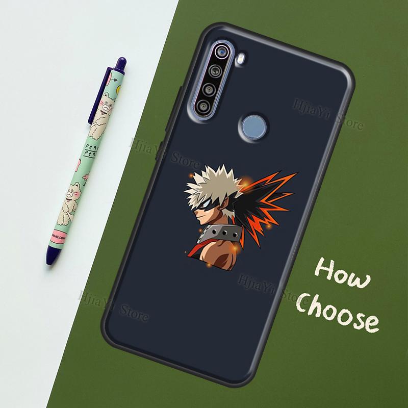 Katsuki Bakugo My Hero Academia Phone Cover For Xiaomi Redmi Note 11 10 8 7 9 Pro 11S 10S 9S 8A 9A 9C 9T Redmi 10 Case