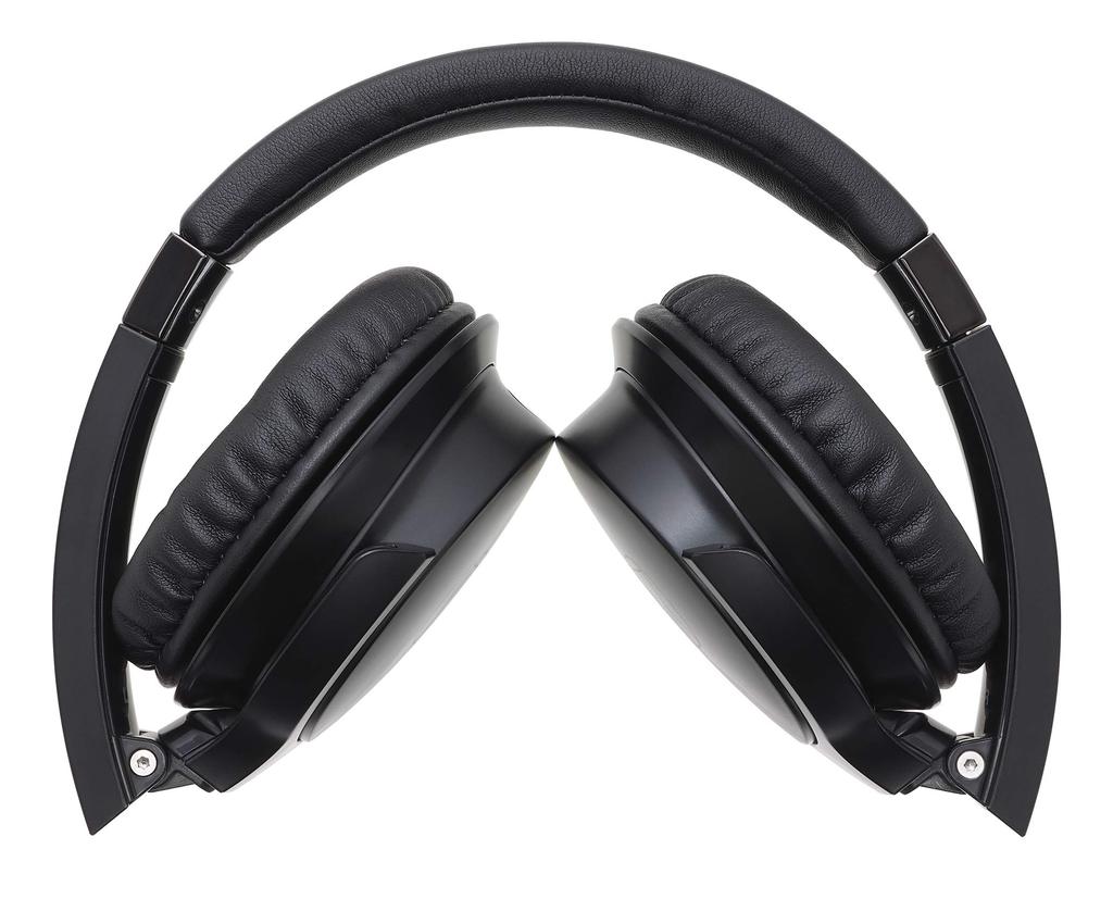 audio-technica SoundReality Portable On-Ear Headphones, Black, ATH-AR3 BK