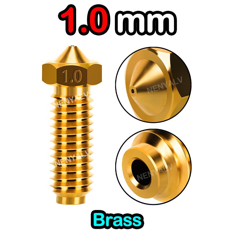 1~10 Stück Für Anycubic Kobra 2 Großhandel 0,2/0,4/0,6/0,8/1,0 mm Messingdüsen für Kobra2/Kobra2 Pro/Neo Kobra2 Plus/Max 3D-Drucker