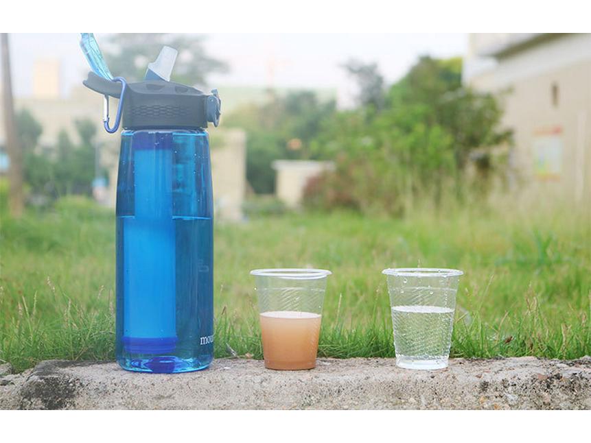 Tritan Filter Straw Water Cup for Outdoor Sports
