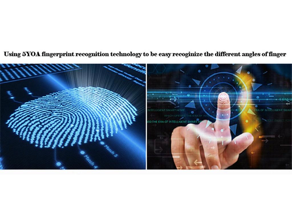 A10 Fingerprint Attendance and Password Recognition Clock-In Machine (Bilingual: Chinese/English)