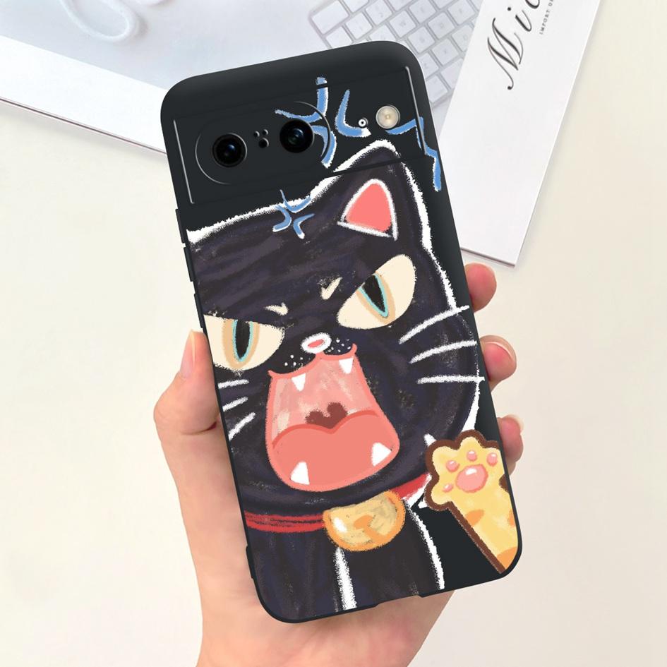 For Google Pixel 8 Pro Case GC3VE G1MNW Soft Silicone Rubber Protector Cover For Google Pixel 8 8A Bumper Pixel8 8Pro Phone Case