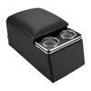 Car Rear Seat Armrest Storage Box With 2 Cup Holder Auto 2 Row Console Box Backseat Arm Rest For Car Interior Accessories