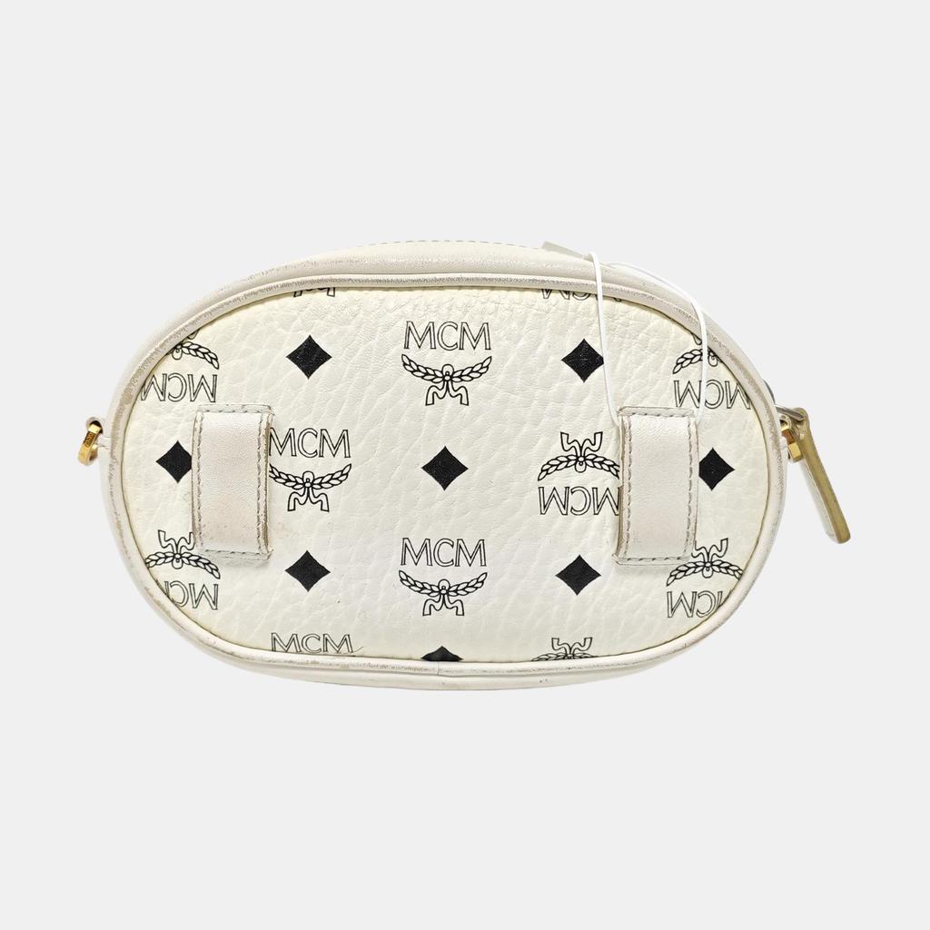 [Pre-Owned] Logo Leather Waist Bag Crossbody Small Size - Fair #1P1NBQ7