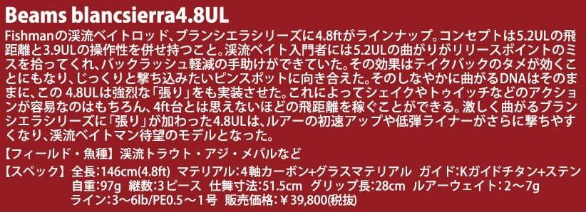 Fishman X Beams Blancsierra 4.8UL