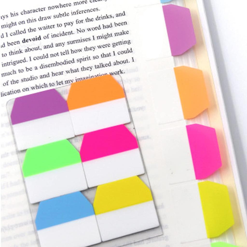 VANRA Sticky Heading Transparent 6 120 Sheets x 10 Packs Notes, Notes, Film, Writable, Colors,