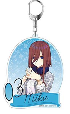 The Quintessential Quintuplets Large Keychain Nakano Miku Casual Clothes Ver.