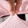 1 Set Split Chair Cover Pink Office Elastic Swivel Chair Covers Backrest Cover Cushion Cover