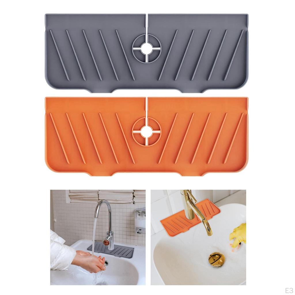 Anti-Slip Kitchen Sink Mat - Absorbent Drying Pad for Home and Hotel Use