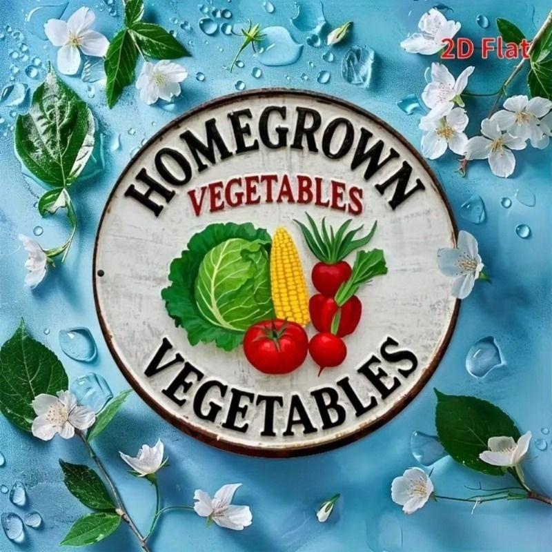 Decorative Metal Tin Sign Wall Art Home Decor 20x20 Cm