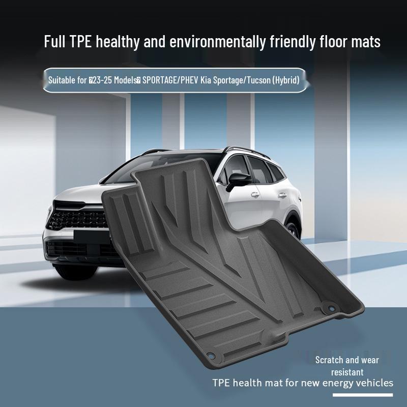 Eco-Friendly TPE Floor Mats for 2023-2025 Kia Sportage PHEV