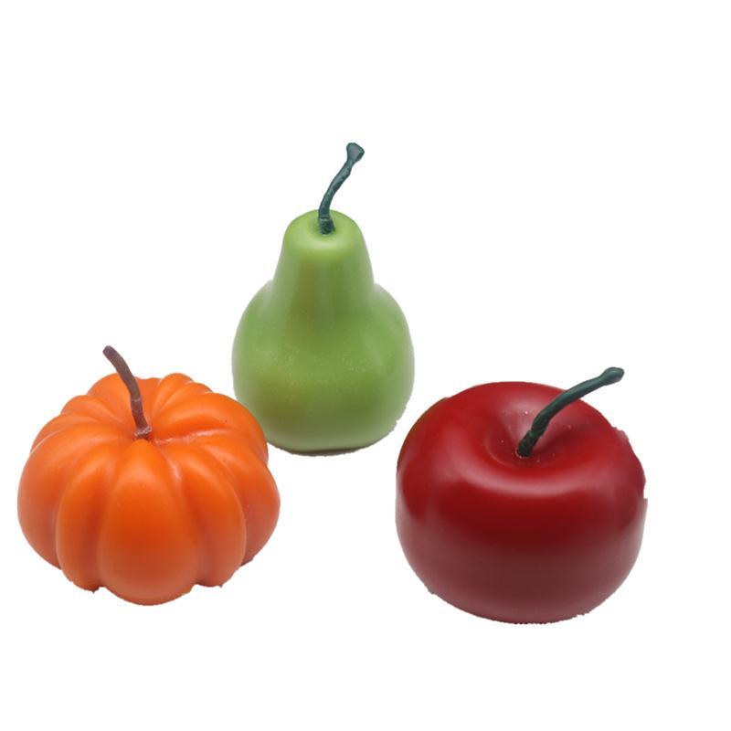 Fruit Series Silicone Mold for Candle Making, Apple Mold,Christmas Eve Fruit Mold,Pineapple,for DIY Candle Holder DIY Making