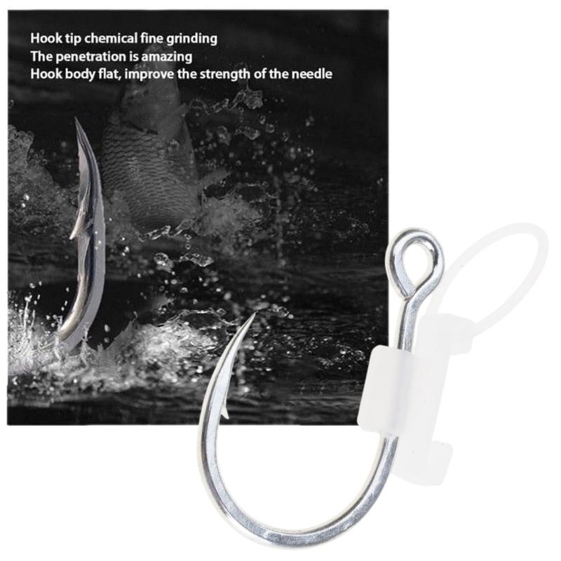 Luminously Live Shrimp Fixing Hook Heavy Duty Metal Barbed Fishhooks Catfishes Fishing Hook Fishing Accessories Enduring