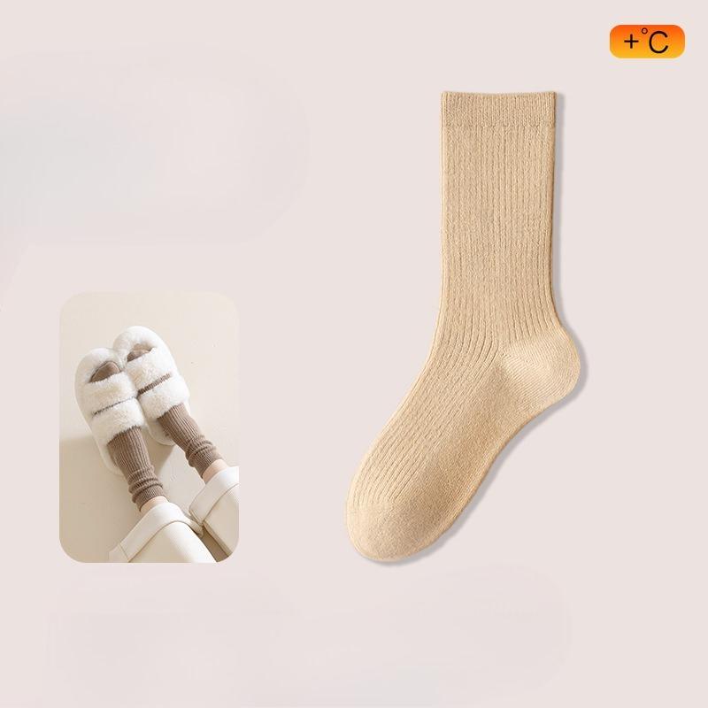 Women's Autumn and Winter Velvet Thickened Warm Tube Pile Socks