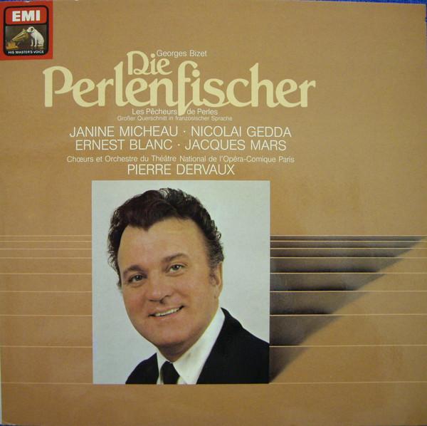 

LP Record GEORGES BIZET JANINE MICHEAU NICO Die Perlenfischer Les Pecheurs De 1C06111075 EMI Germany Classical Used